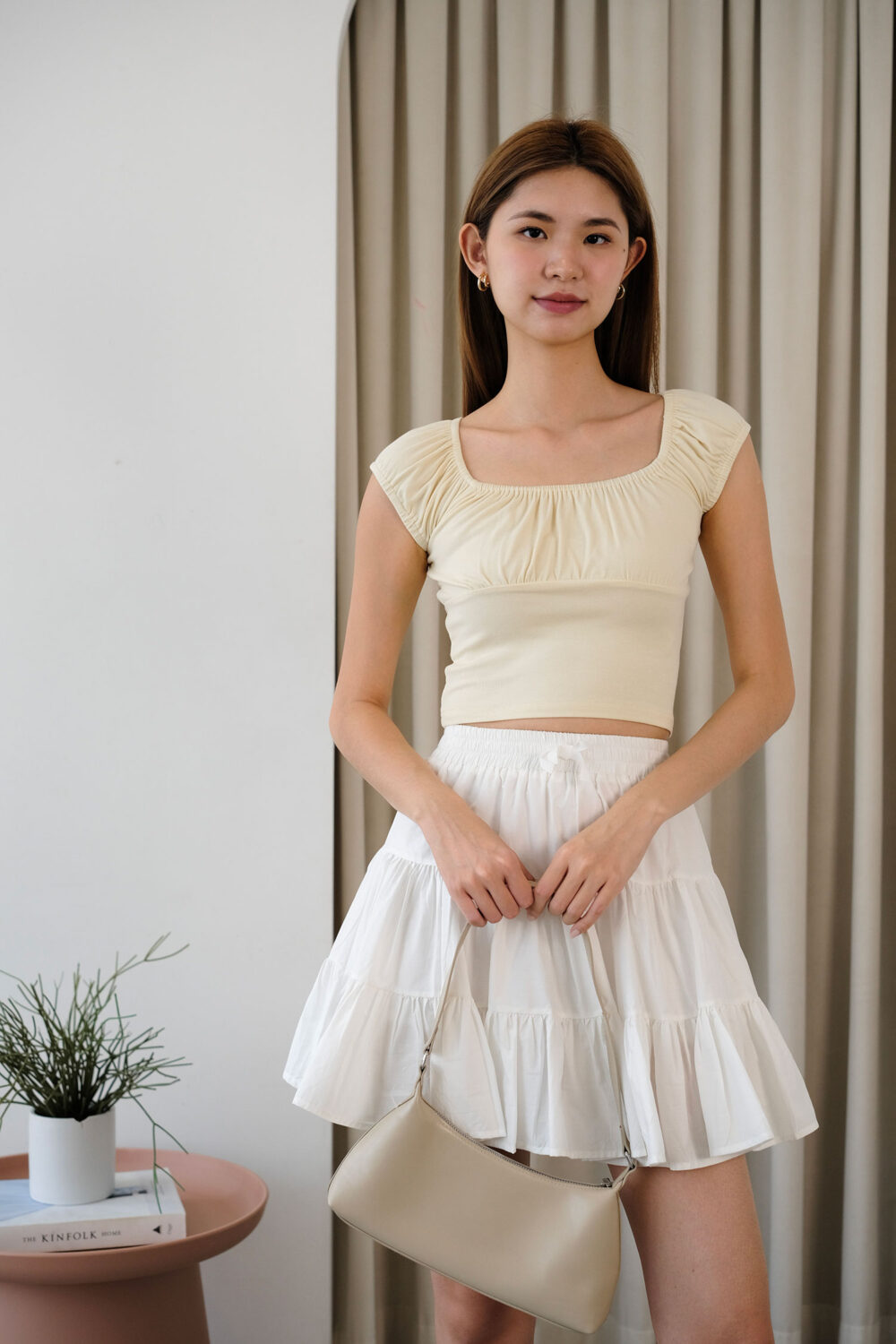 Shoulder Elastic Band Top