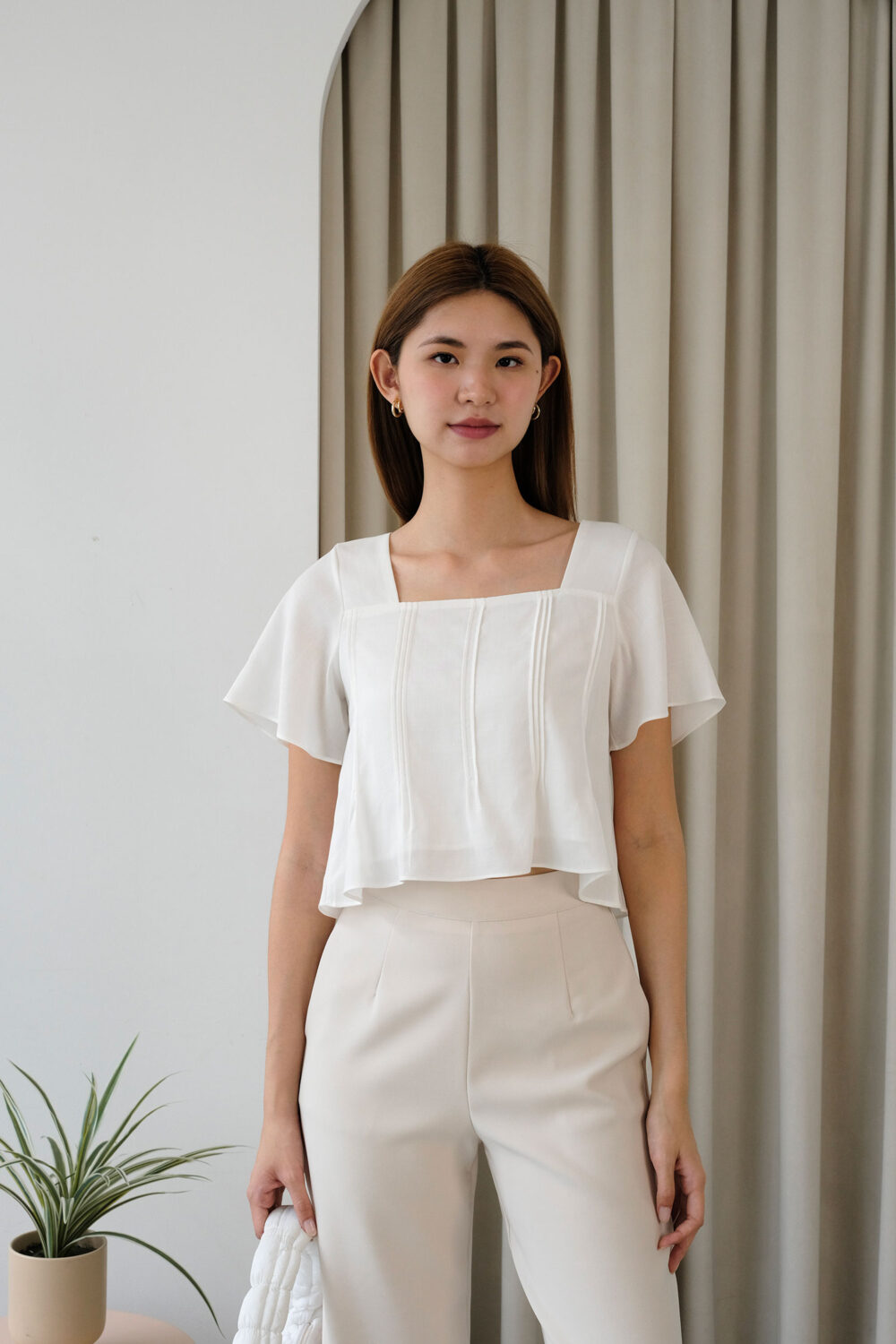 Back Tie Ribbon Blouse - Image 6