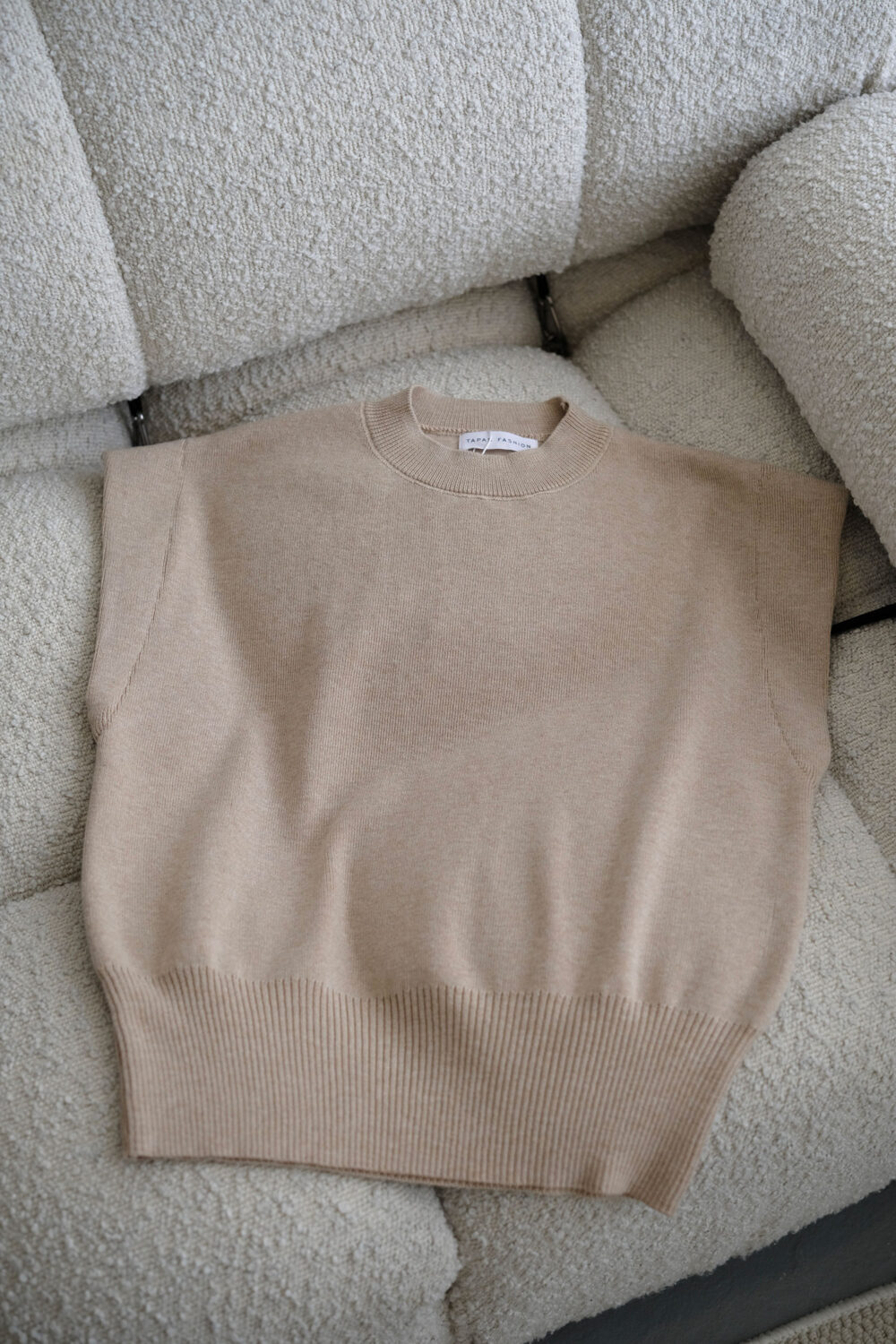 Cap Sleeve Knit Top - Image 7