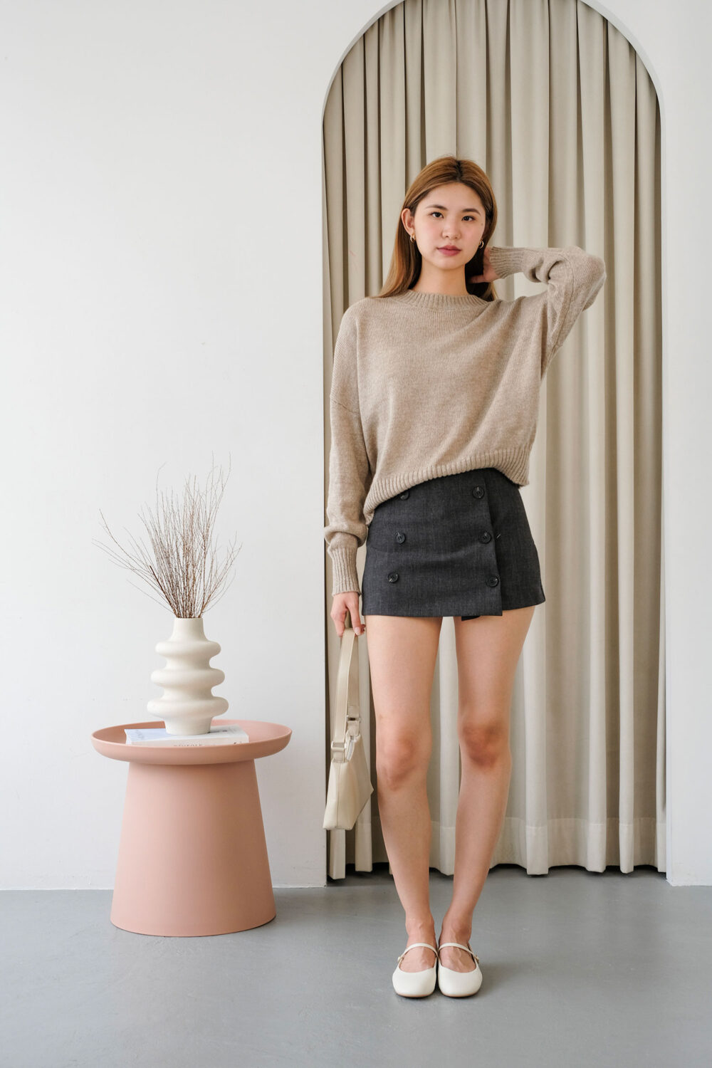 Buttoned Skort - Image 4